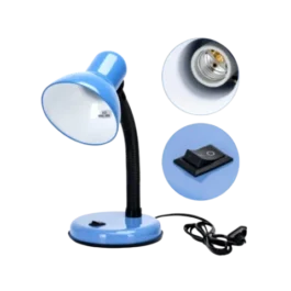 LAMPA GALDA METĀLA ZILA 60W