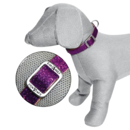 KAKLA SIKSNA GLITTER VIOLETA | XS | M |