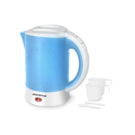 TĒJKANNA CEĻOJUMU 600ML ZILA