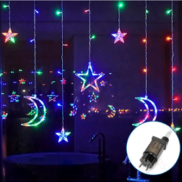 VIRTENE 120LED MOON&STARS 3M
