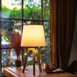 LAMPA GALDA AR KOKA KĀJĀM