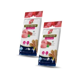 N&D DOG TREAT DENTAL QUINOA LAMB FRESH BREATH