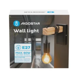 LAMPA – SIENAS WOOD&BLACK